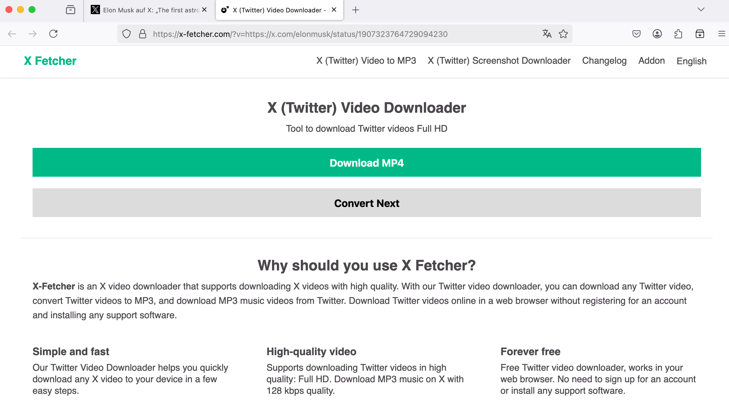 xfetcher-firefox-extension